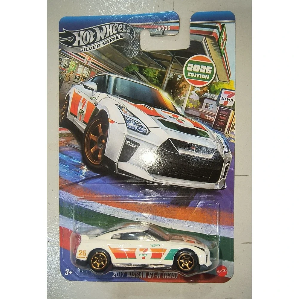 Hot Wheels 2026 Silver Series 7-Eleven 2017 Nissan GT-R R35 Exclusive Lot of 5